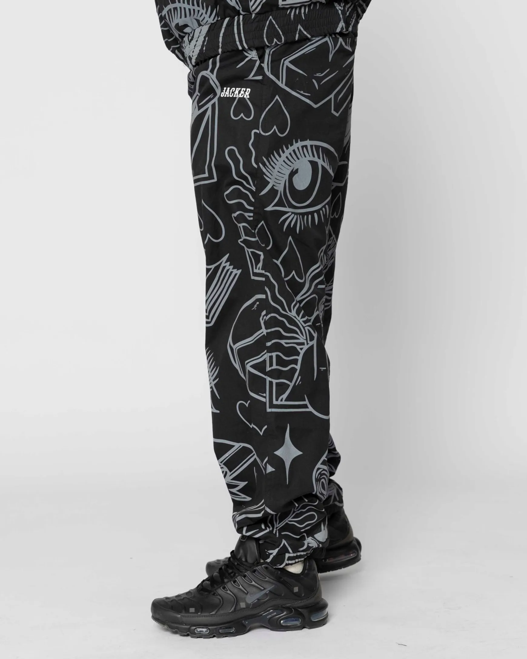 Jacker Soulmate-Reflective Pant-Black
