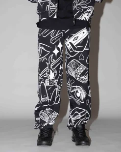 Jacker Soulmate-Reflective Pant-Black