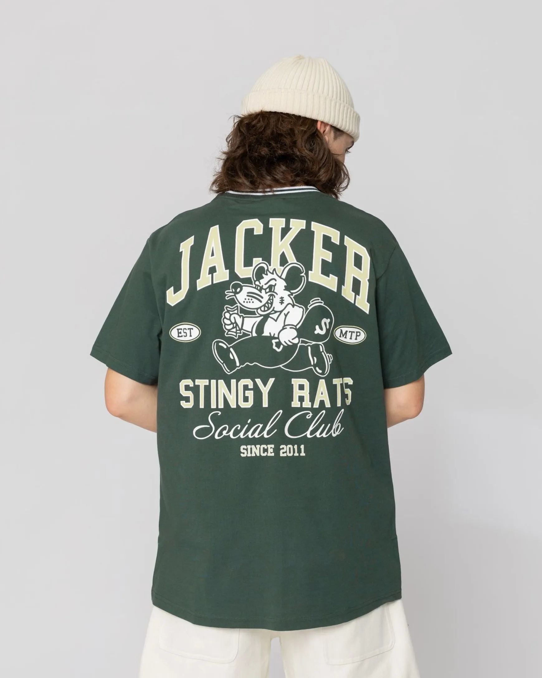 Jacker Stingy-T-Shirt-Green