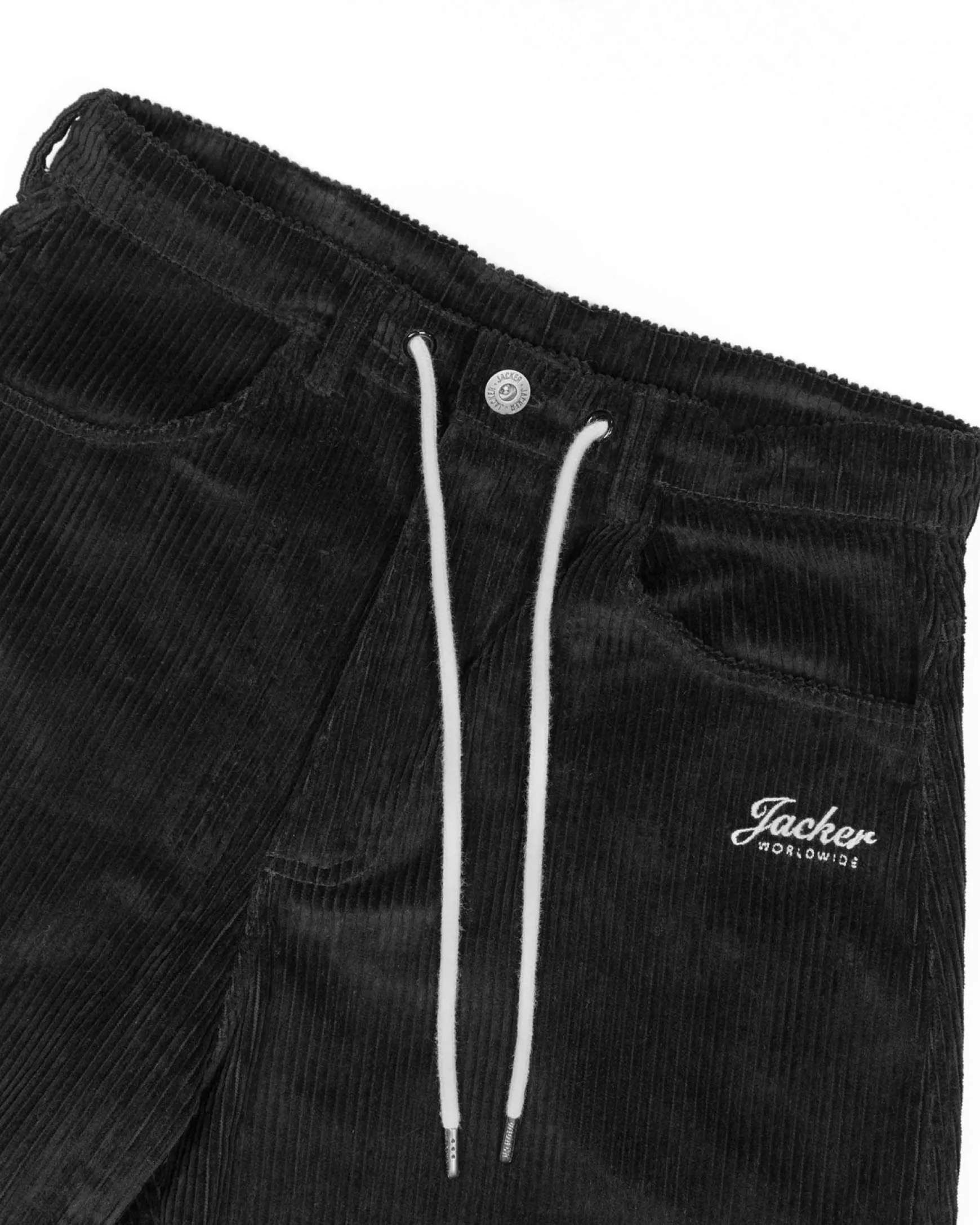 Jacker Stork Corduroy-Baggy Pant-Black