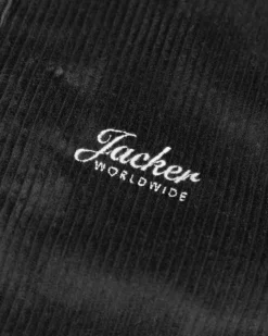 Jacker Stork Corduroy-Overshirt-Black