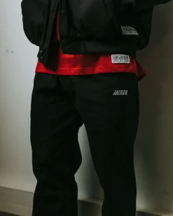 Jacker Team Logo-Chino Pant-Black
