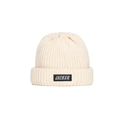 Jacker Team Logo-Short Beanie-Beige