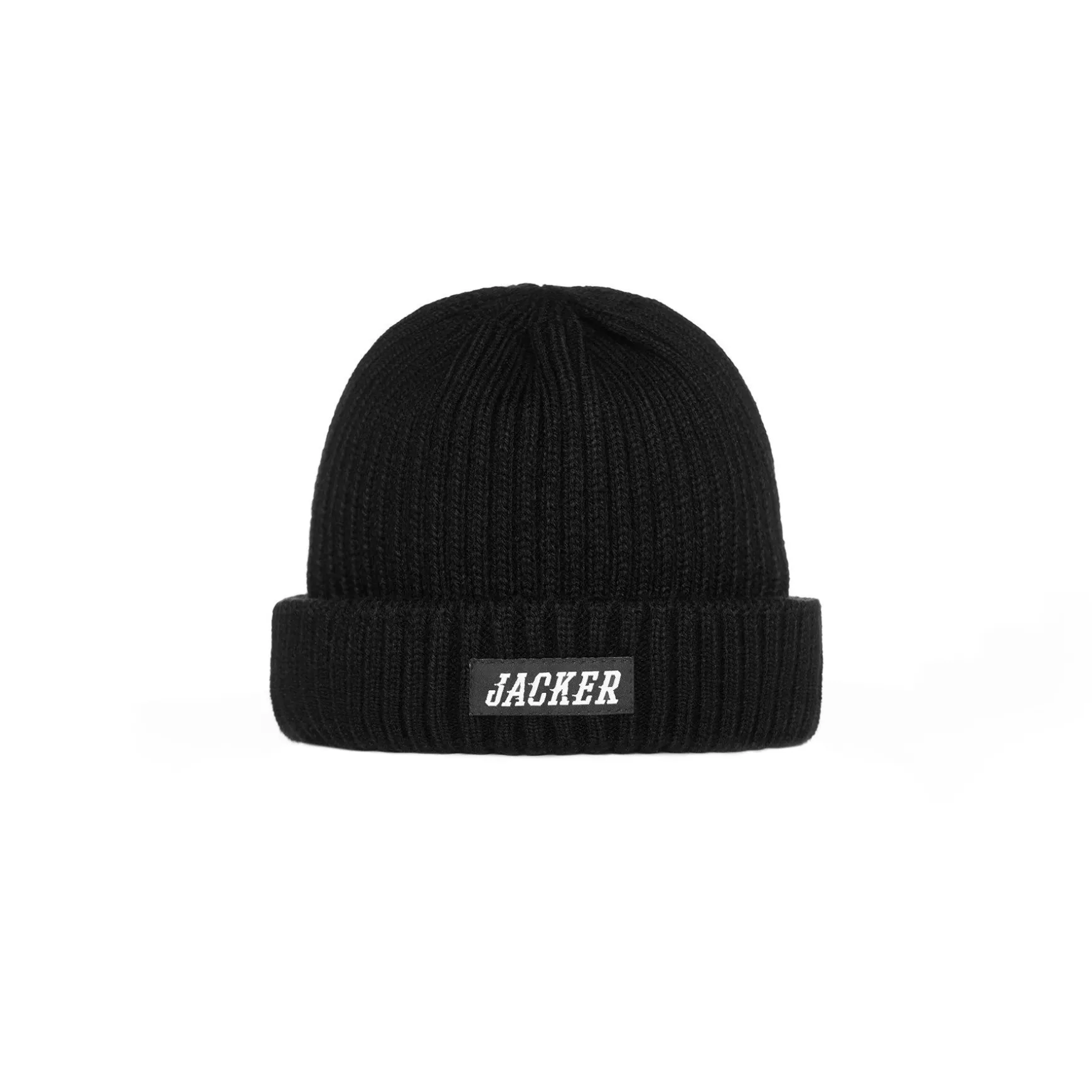 Jacker Team Logo-Short Beanie-Black