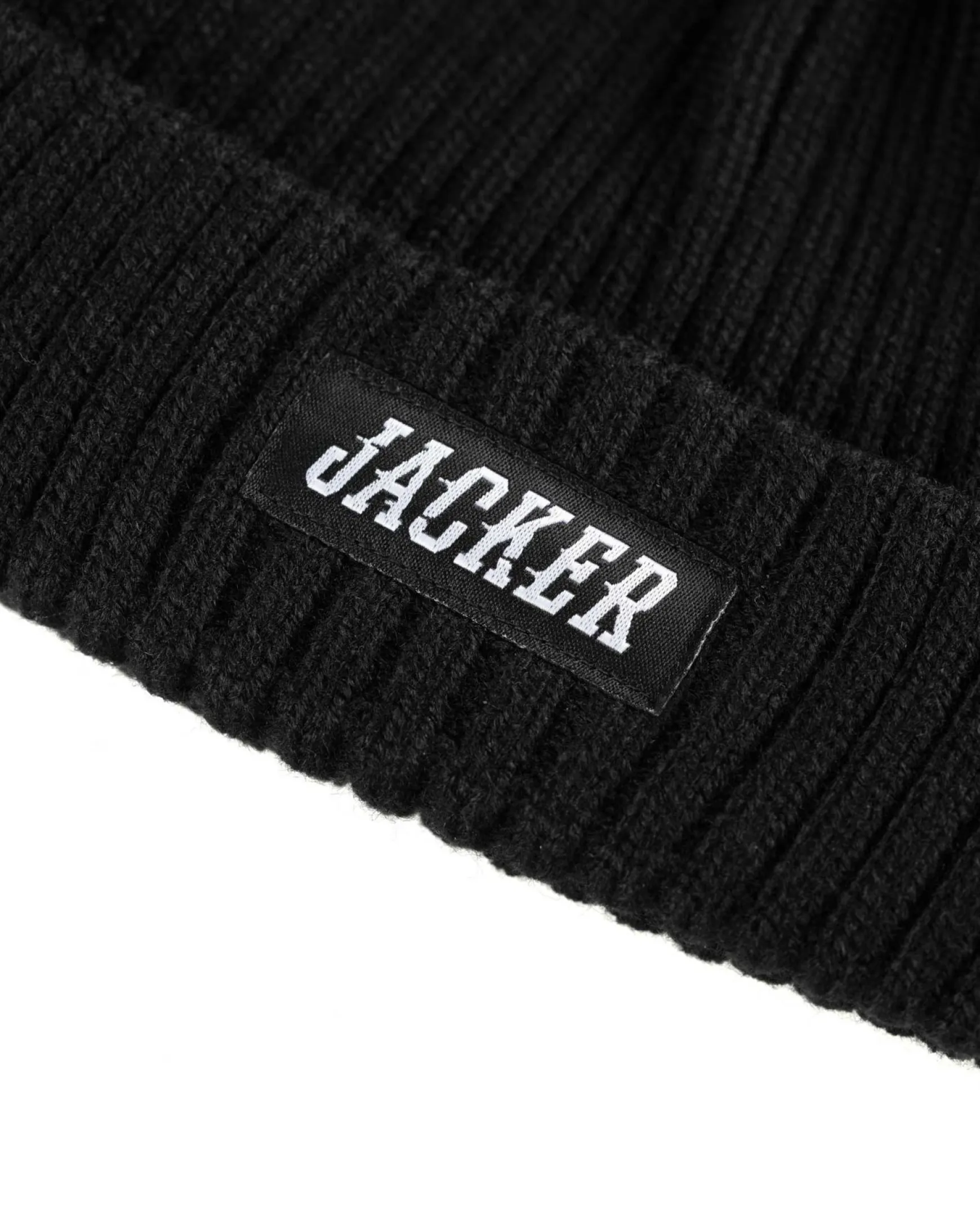 Jacker Team Logo-Short Beanie-Black