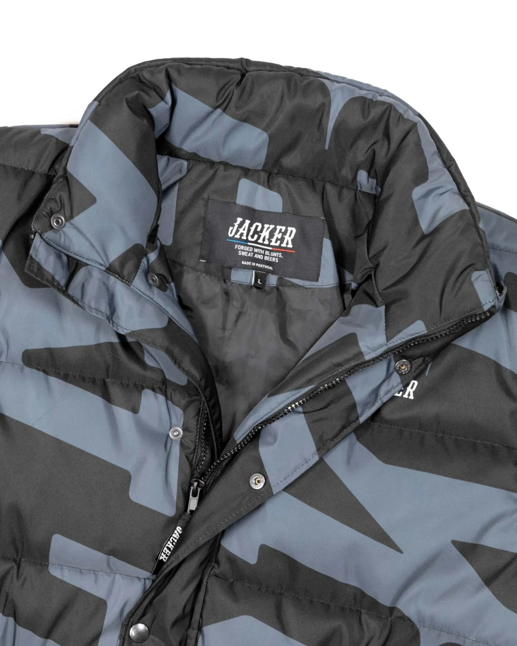 Jacker Team Puffer-Jacket Seaqual®-Black