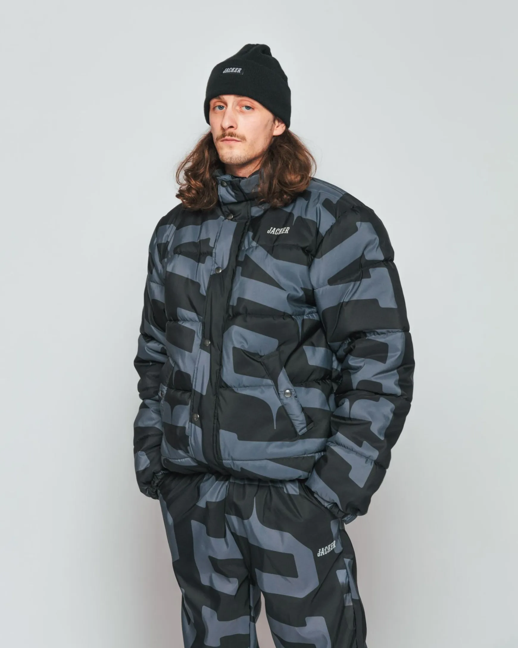 Jacker Team Puffer-Jacket Seaqual®-Black