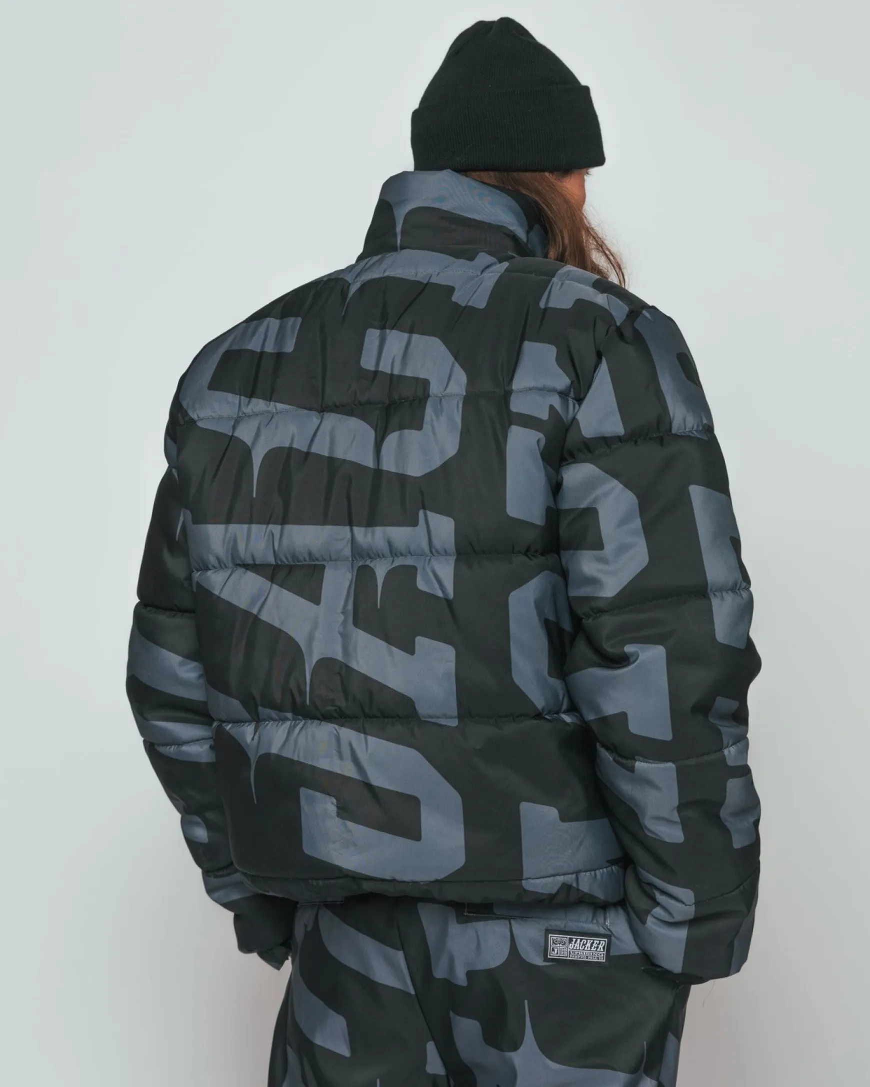 Jacker Team Puffer-Jacket Seaqual®-Black