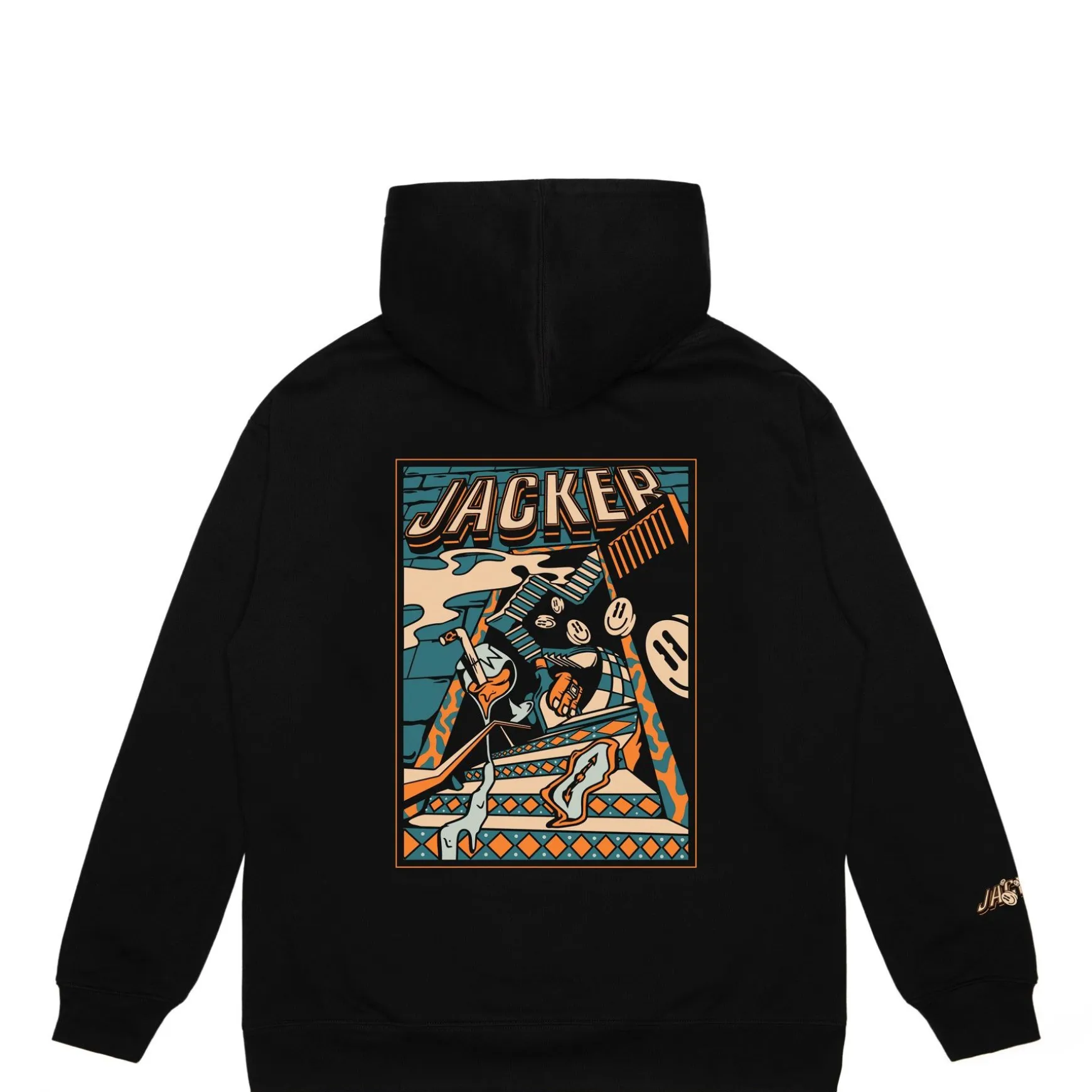 Jacker Therapy Hoodie-Black