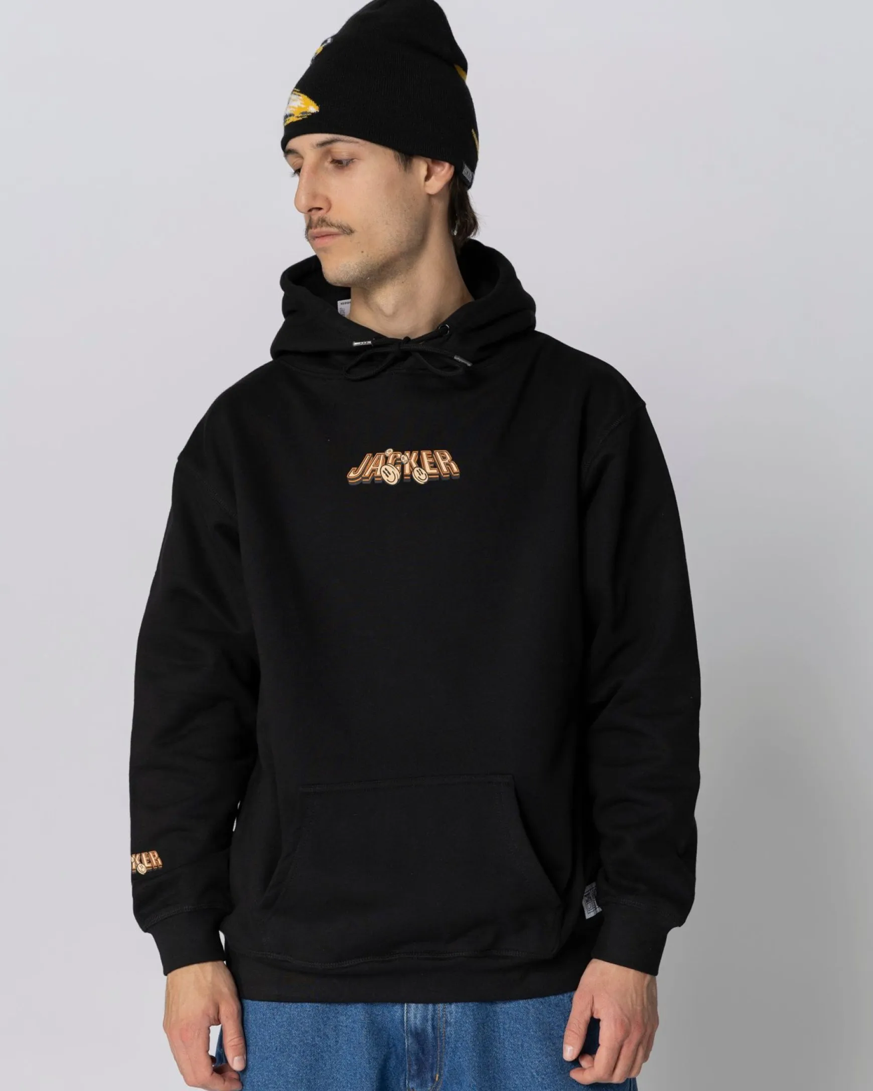 Jacker Therapy Hoodie-Black