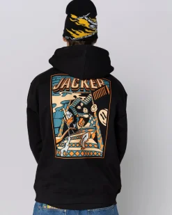 Jacker Therapy Hoodie-Black