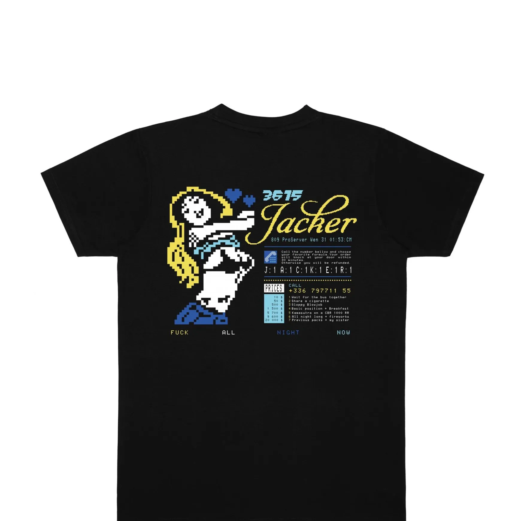 Jacker 3615 T-Shirt-Black