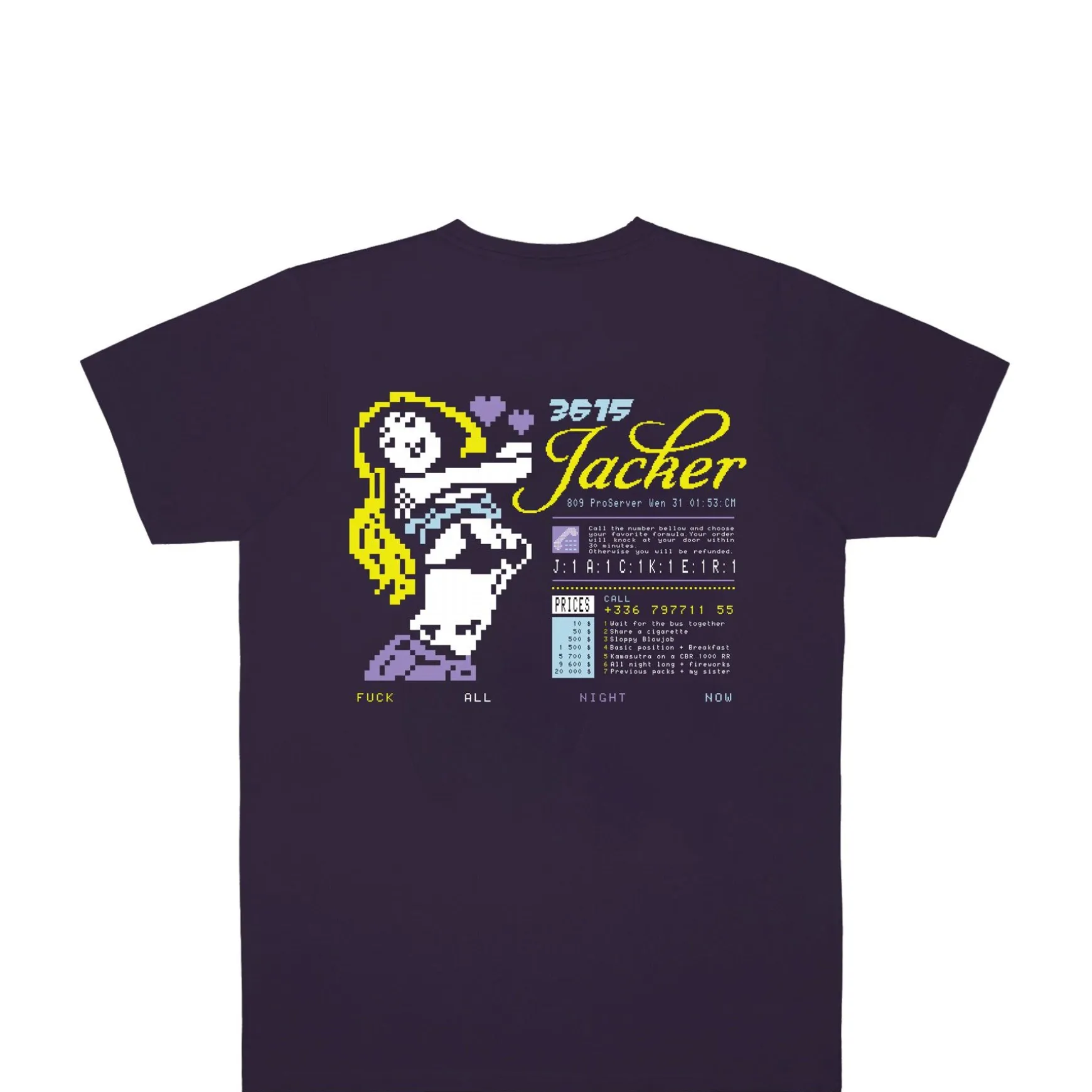 Jacker 3615 T-Shirt-Purple