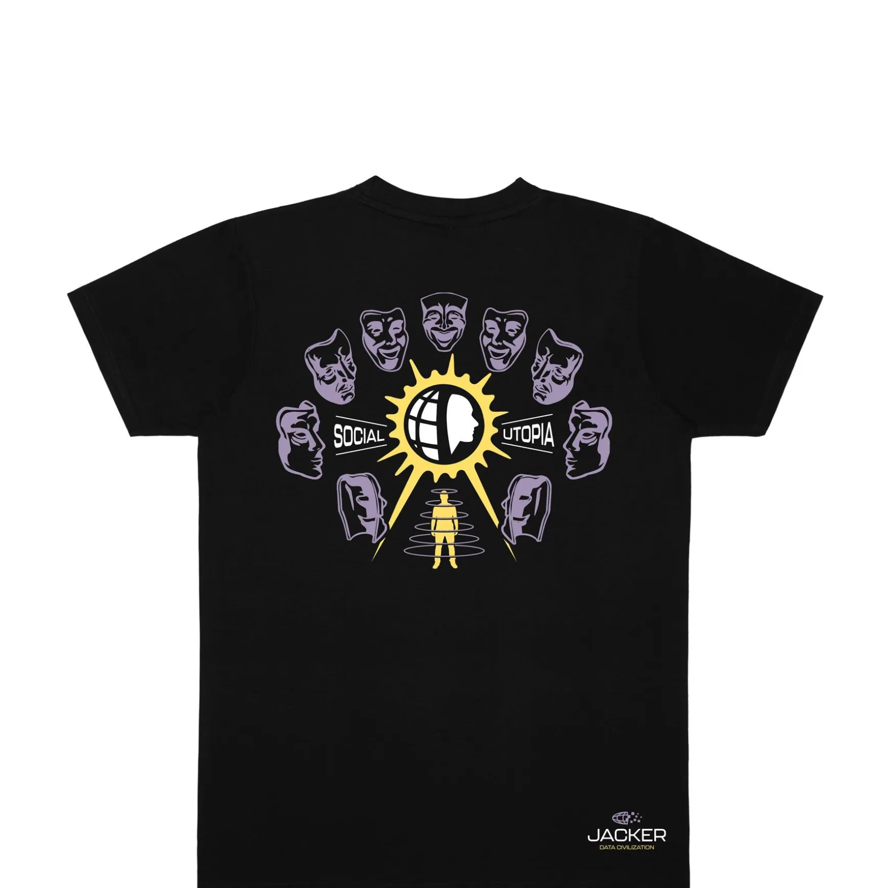 Jacker Utopia-T-Shirt-Black
