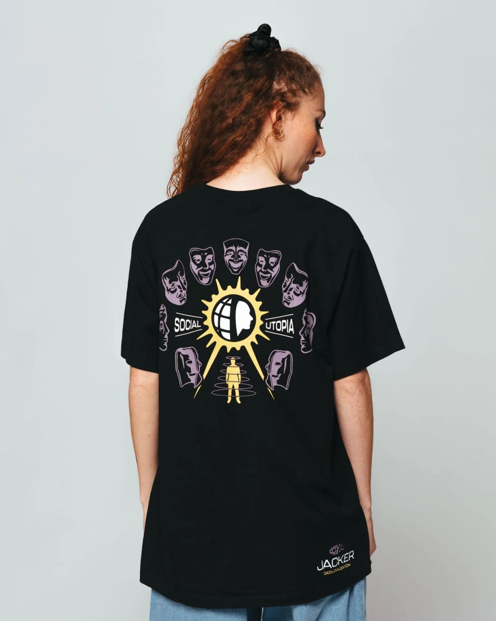 Jacker Utopia-T-Shirt-Black